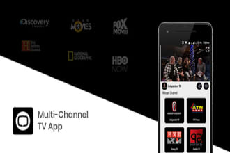 make a multi channel live tv and ip tv android app