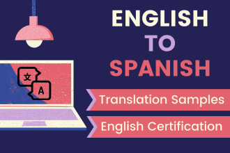 professionally translate from english to spanish