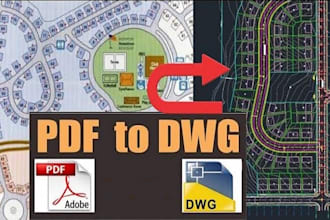 any old survey map convert digital drawing autocad