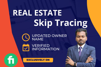 provide skip tracing service to real estate investors