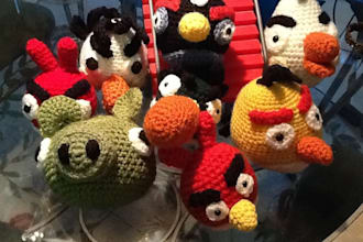 crochet 1 angry birds