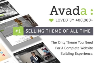 setup and customize your website with avada theme