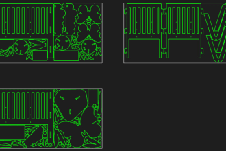nest any 2d drawings using the most advanced nesting algorithm on the market