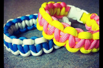 make you a paracord bracelet of your choice and ship it to you