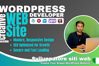 design a fast, secure, and SEO friendly wordpress website