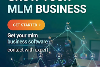 design complete MLM website with referral program