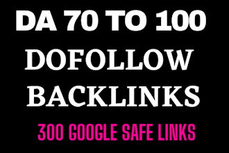make high da 70 white hat SEO backlinks high authority link building
