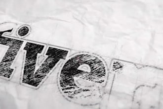 create this sketchy opening REVEALER to promote your company or brand