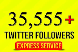 damnQuick give u 35,555+ REAL looking twitterx followerx no eggs within few hours