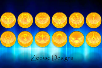 do your zodiac logo design