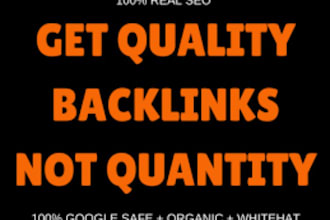 create high quality manual backlinks