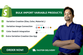 bulk import shopify variable products with csv