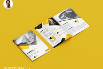 design flyer, brochure, booklet, posters, business profiles