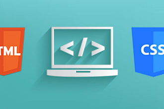 make any html and css website and fix errors