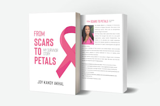 design a simple yet elegant book cover design or ebook cover