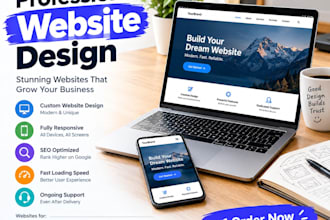 create professional and beautiful web page design