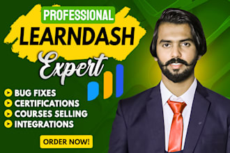 build wordpress lms website with learndash lms