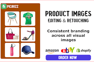 do product image editing for ecommerce brands along with background removal