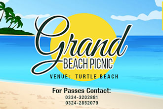 deisgn professional event ticket and coupons