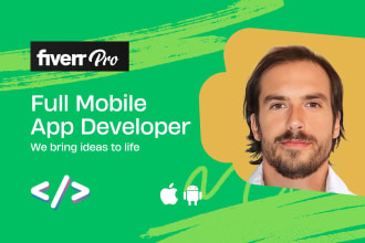 offer ios app and android mobile app development with server