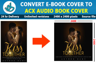 convert ebook cover to acx audiobook cover