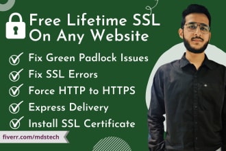 install SSL certificate free on any website