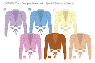 make fashion flat sketch for your design collections
