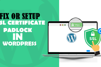 fix or setup  SSL certificate padlock in wordpress