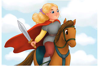 draw 2d cartoon characters for you, hand drawn, no ai