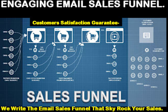 write an engaging email sales funnel for you