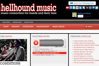 feature your band and stream your music on my popular music blog