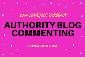 do 1000 blog commenting with google indexer