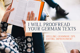 proofread your german text