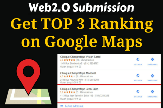 embed your google maps in 3000 web2 sites for local SEO