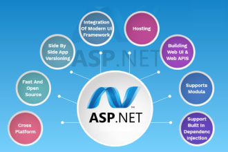 develop web application in aspdotnet or blazor or asp dot net mvc core