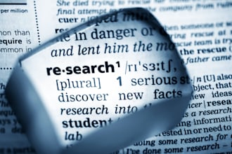 do any type of internet research and market research