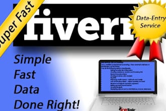 do data entry in one day