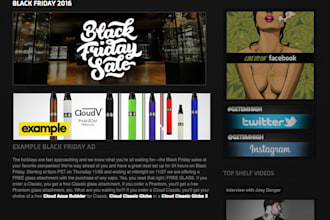 include your brand in our Black Friday Feature
