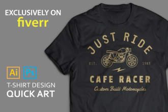 do custom amazing trendy tshirt design within 24hrs