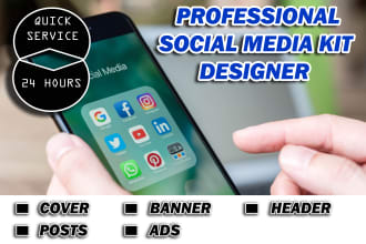 design professional social media kit