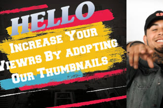 design viral clickbait youtube video thumbnails in 2 hours