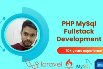 develop a website using php, mysql, javascript