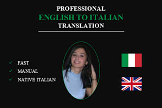 translate english to italian and italian to english