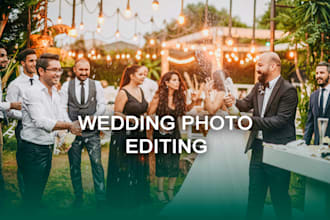 do wedding photo editing and photo retouching in lightroom