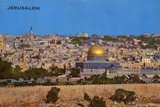 send you reall postcard with Jerusalem view