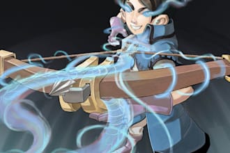 draw fantasy illustration splashart