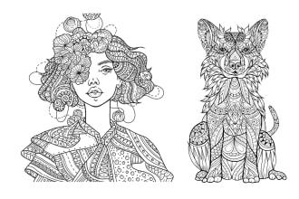 create your beautiful zentangle illustration