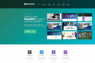 create a responsive website with cms option