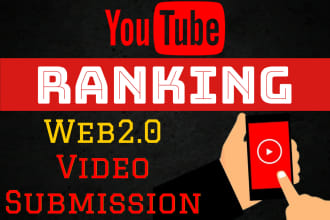 post your youtube video in more than 2500 web2 sites to get better ranking