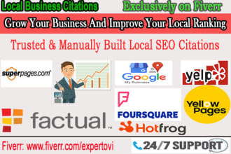 create live local citations and local business directory submission